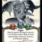 Сat Wizard with a ball of yarn