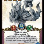 Firestorm Elemental with hammer