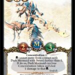 Dark Mermaid with Sword