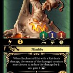 Enchanted hat with a rat