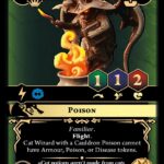 Сat Wizard with a cauldron poison