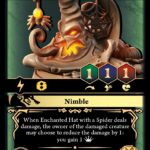 Enchanted hat with a spider