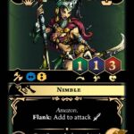 Obsidian Amazon with Spear