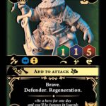 Panda Warrior with Golden Sword