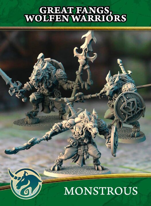 Great fangs, Wolfen Warriors - Image 1