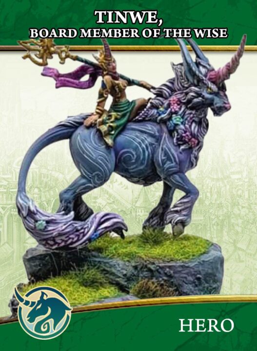 Tinwe, Princess on Unicorn - Image 1