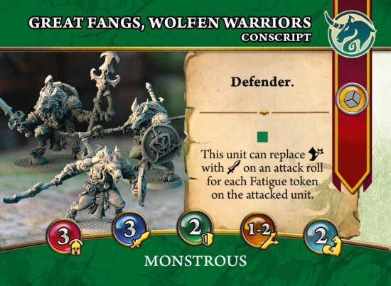 Great fangs, Wolfen Warriors - Image 2
