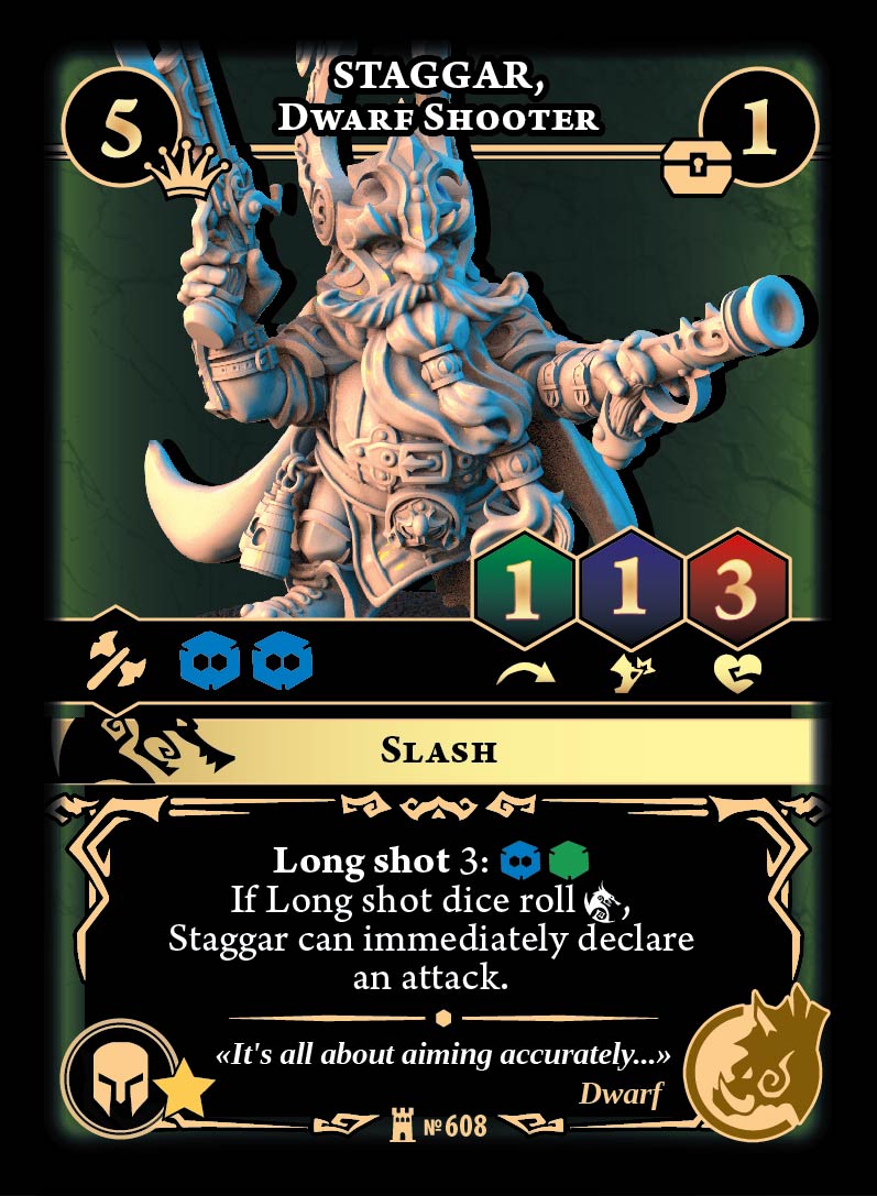 dwarf char_608 Staggar, Dwarf Shooter Staggar, Dwarf Shooter - Image 1