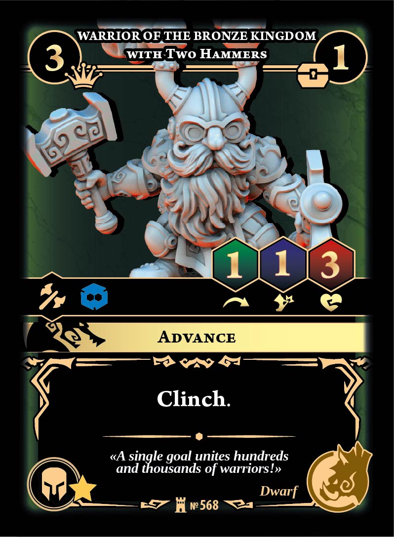 Concord_of_Archons_char_568_Warrior_of_the_Bronze_Kingdom_with_Two Warrior of the Bronze Kingdom with Two Hammers - Image 1