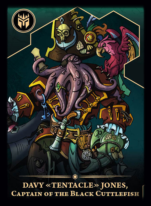 Davy «Tentacle» Jones, Captain of the Black Cuttlefish