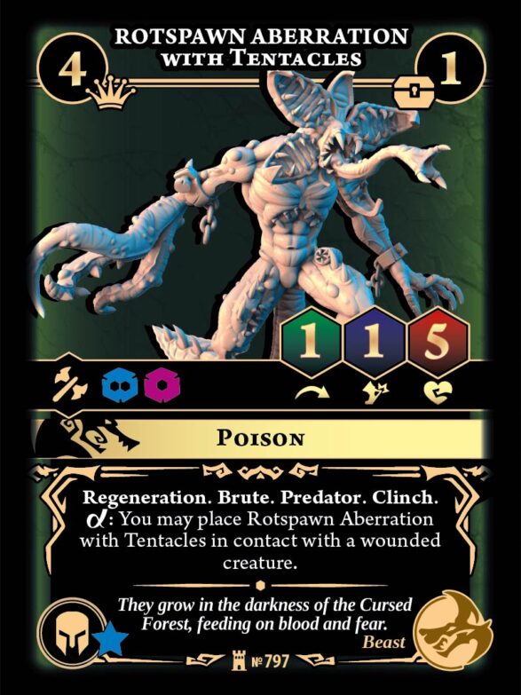 Rotspawn Aberration with Tentacles