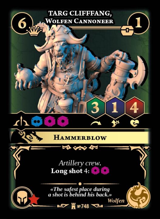 Targ Clifffang, Wolfen Cannoneer - Image 1