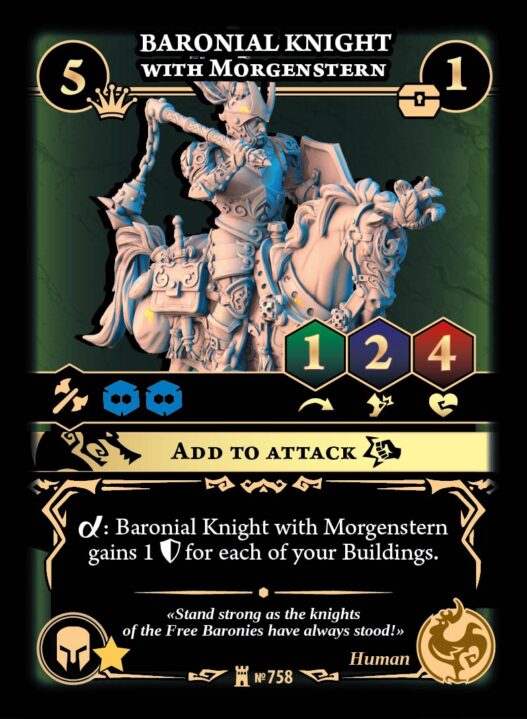 Baronial Knight with Morgenstern - Image 1