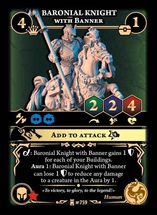Baronial Knight with Banner - Image 1