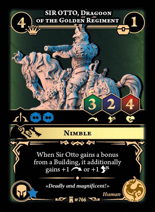 Sir Otto, Dragoon of the Golden Regiment - Image 1