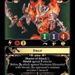 Firestorm Elemental with Sword