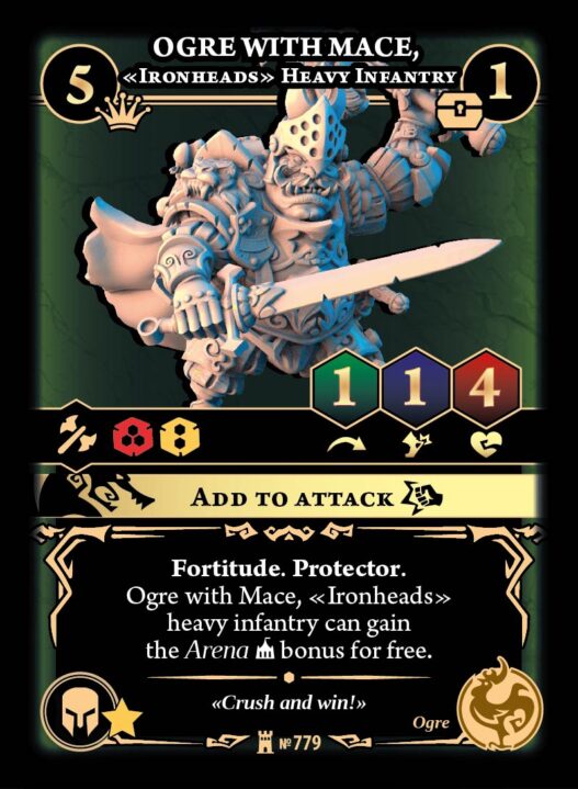 Ogre With Mace, “Ironheads” Heavy Infantry - Image 1