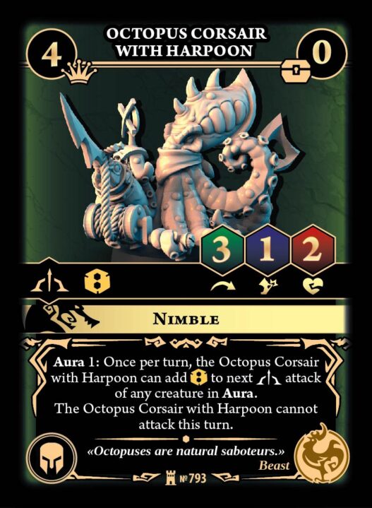 Octopus Corsair with Harpoon - Image 1