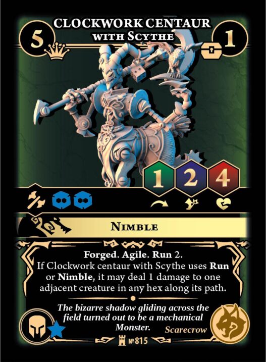 Clockwork centaur with Scythe - Image 1