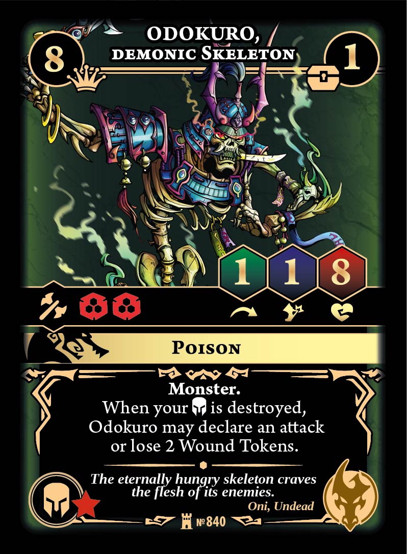 DMF character oni_840 ODOKURO Odokuro, Demonic Skeleton - Image 1