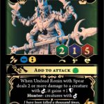 Undead Ronin with Spear