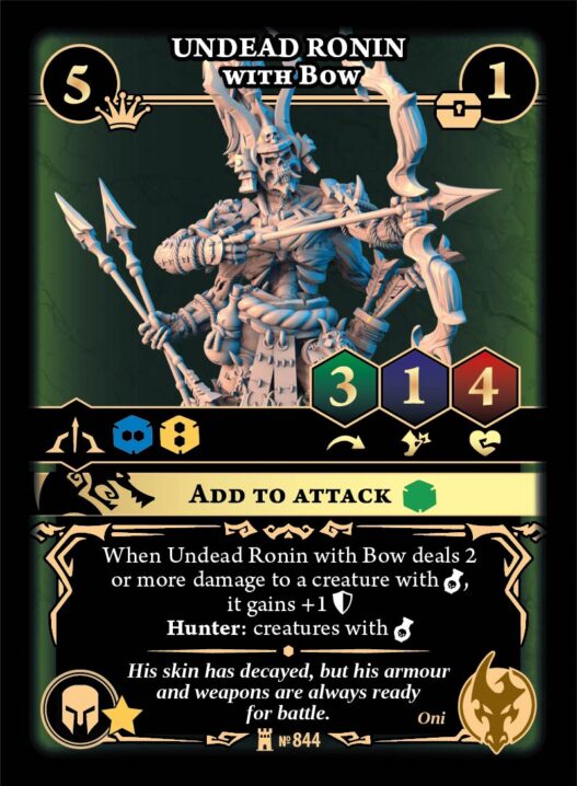 Undead Ronin with Bow - Image 1