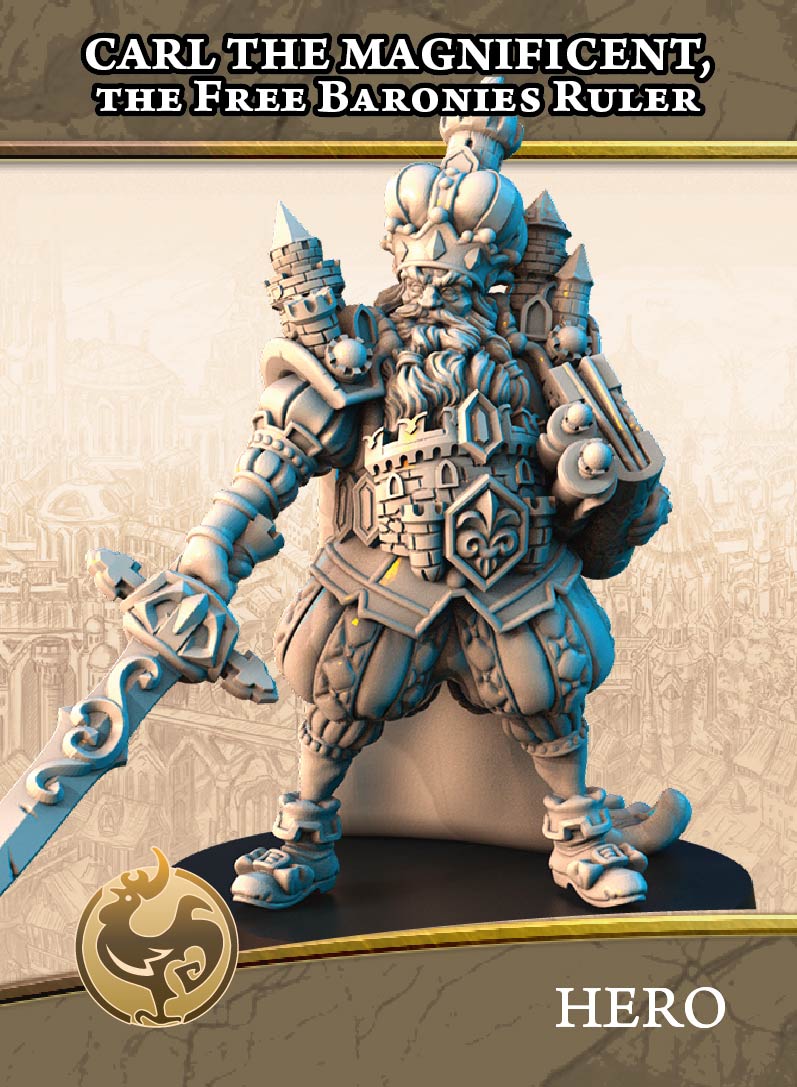 Unit cards base_hansa_Carl the Magnificent, the Free Baronies Ruler Carl the Magnificent, the Free Baronies Ruler - Image 1
