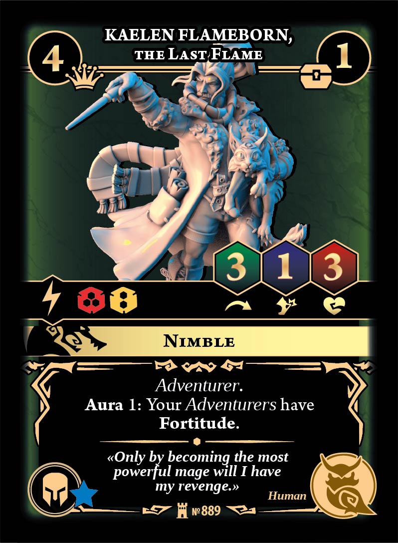 Guild of Monster Hunters (dnd)_889 Kaelen Flameborn, the Last Flame Kaelen Flameborn, the Last Flame - Image 1