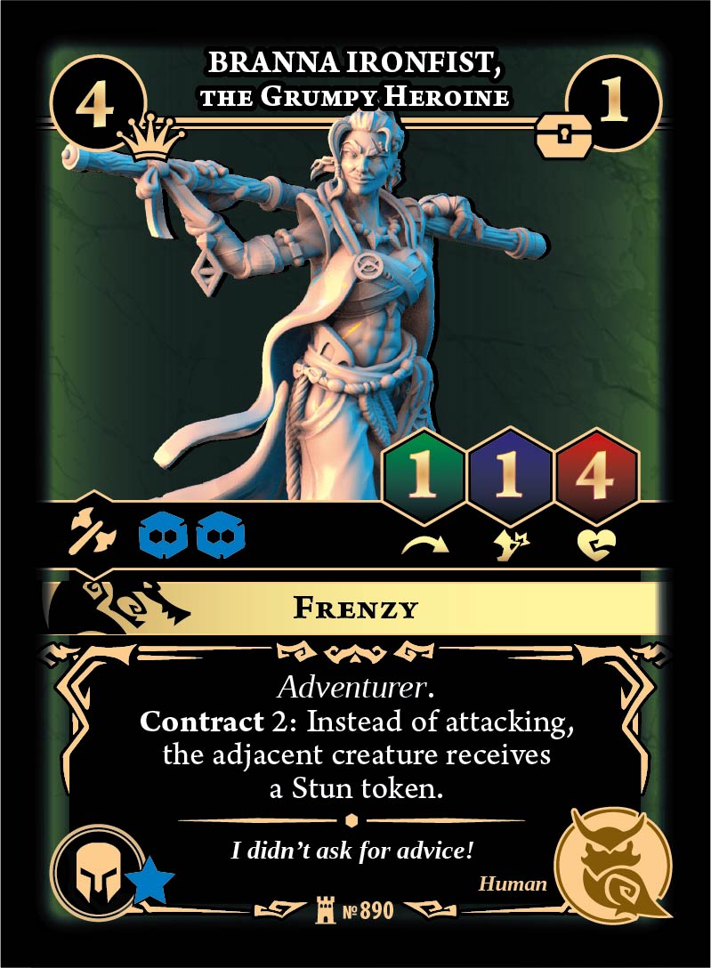 Guild of Monster Hunters (dnd)_890 Branna Ironfist, the Grumpy Heroine Branna Ironfist, the Grumpy Heroine - Image 1