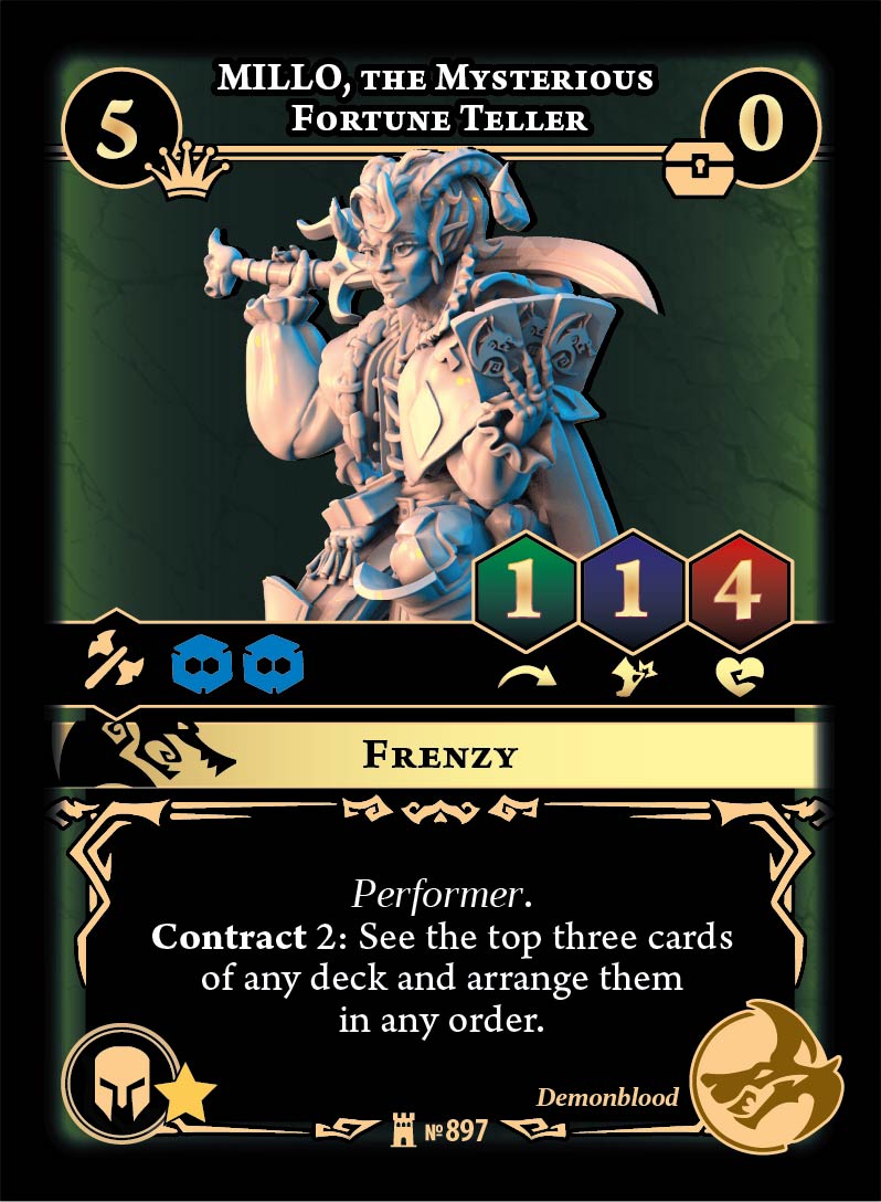 Guild of Monster Hunters (dnd)_897 Millo, the Mysterious Fortune Teller B Millo, the Mysterious Fortune Teller - Image 1