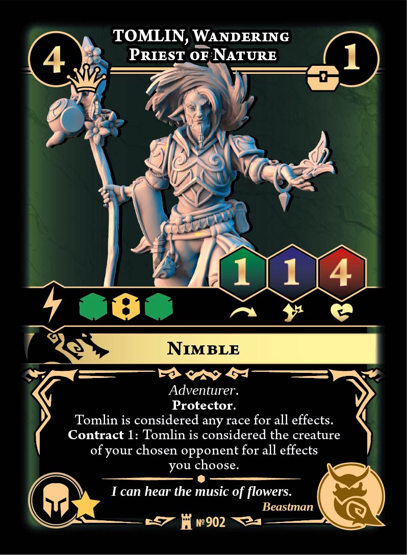 Guild of Monster Hunters (dnd)_902 Tomlin, Wandering Priest of Nature Tomlin, Wandering Priest of Nature - Image 1