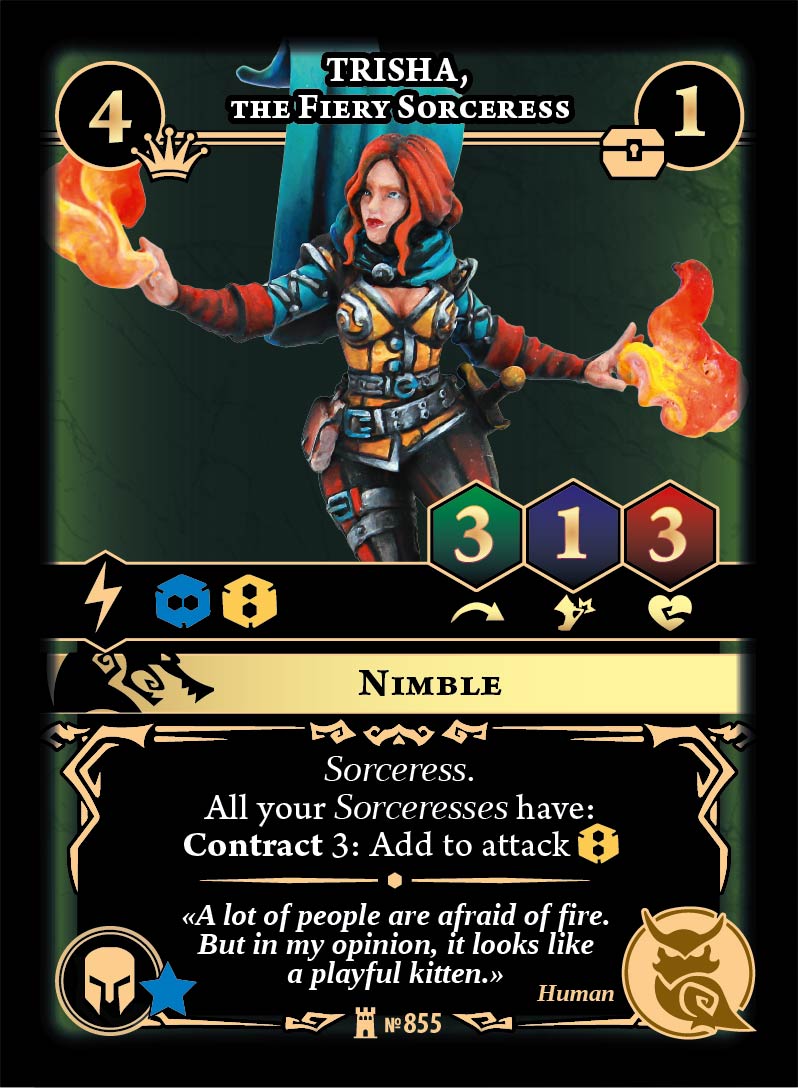 Guild of Monster Hunters_855 Trisha Trisha, the Fiery Sorceress - Image 1