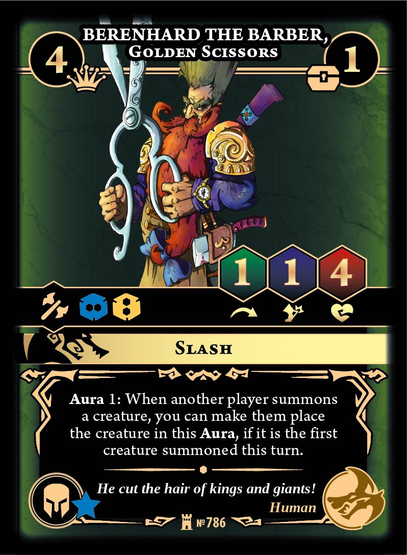 Dogs of war circus_786 Berenhard the Barber, Golden Scissors Berenhard the Barber, Golden Scissors - Image 1