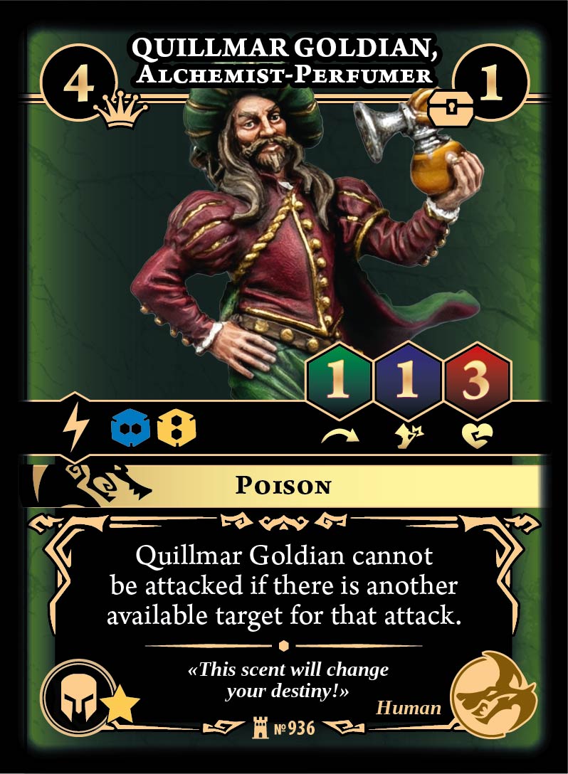 Dogs of war circus_936 Quillmar Goldian, Alchemist-Perfumer Quillmar Goldian, Alchemist-Perfumer - Image 1