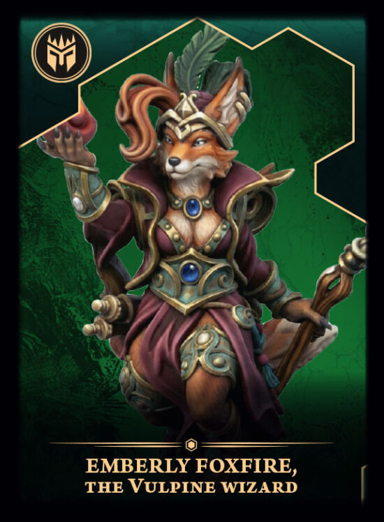 Emberly Foxfire, the Vulpine wizard