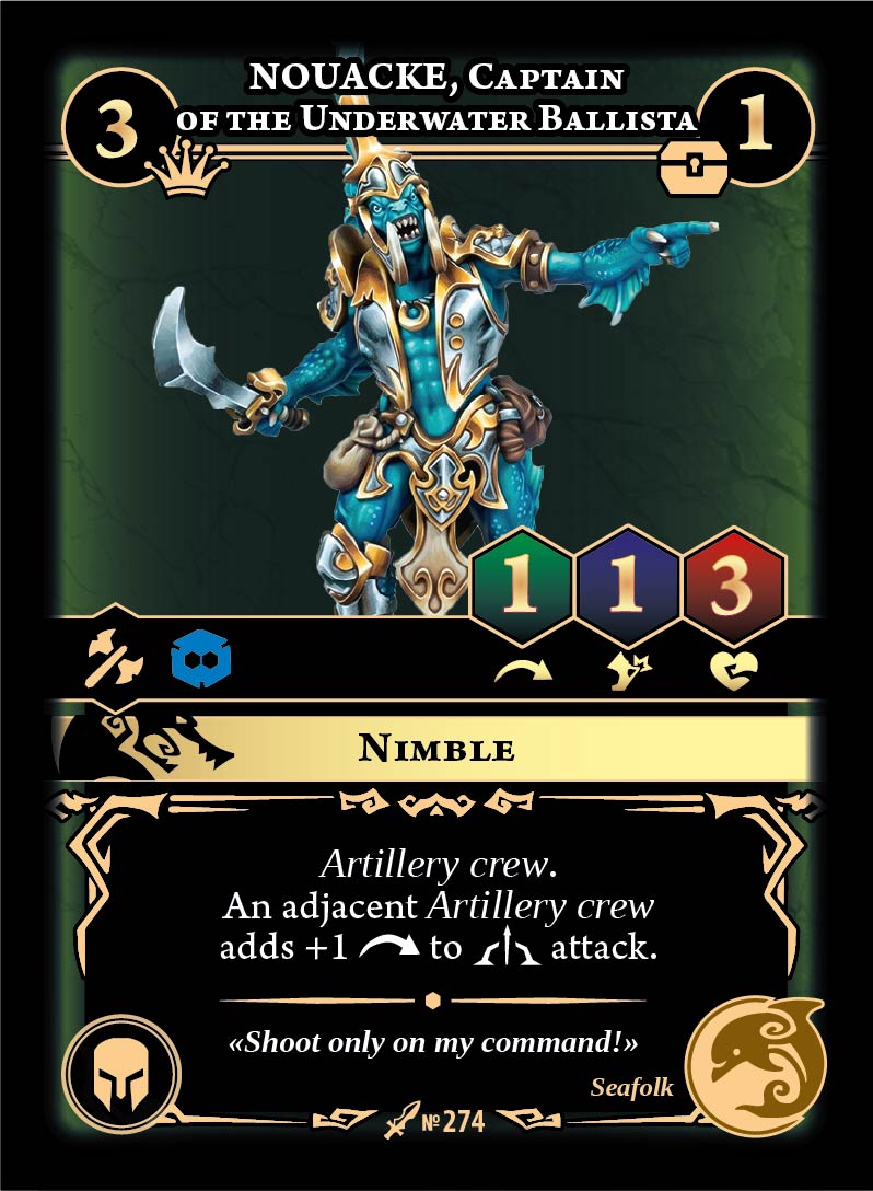 Triton char(2 set)_274 Nouacke, Captain of the Underwater Ballista Nouacke, Captain of the Underwater Ballista - Image 1