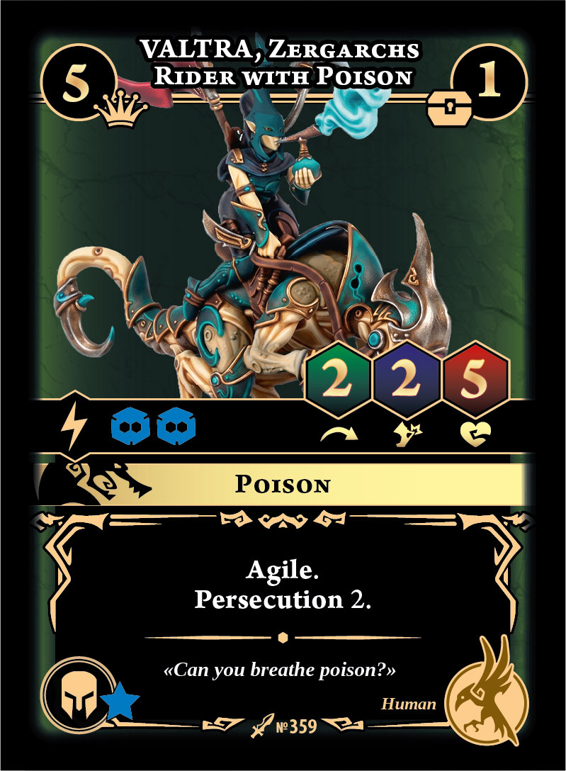 Akkari (2 set)_359 Valtra, Zergarchs Rider with Poison Valtra, Zergarchs Rider with Poison - Image 1