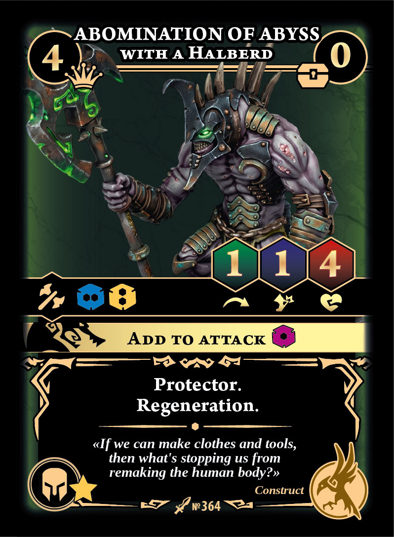 Akkari (2 set)_364 Abomination of Abyss with a Halberd Abomination of Abyss with a Halberd - Image 1