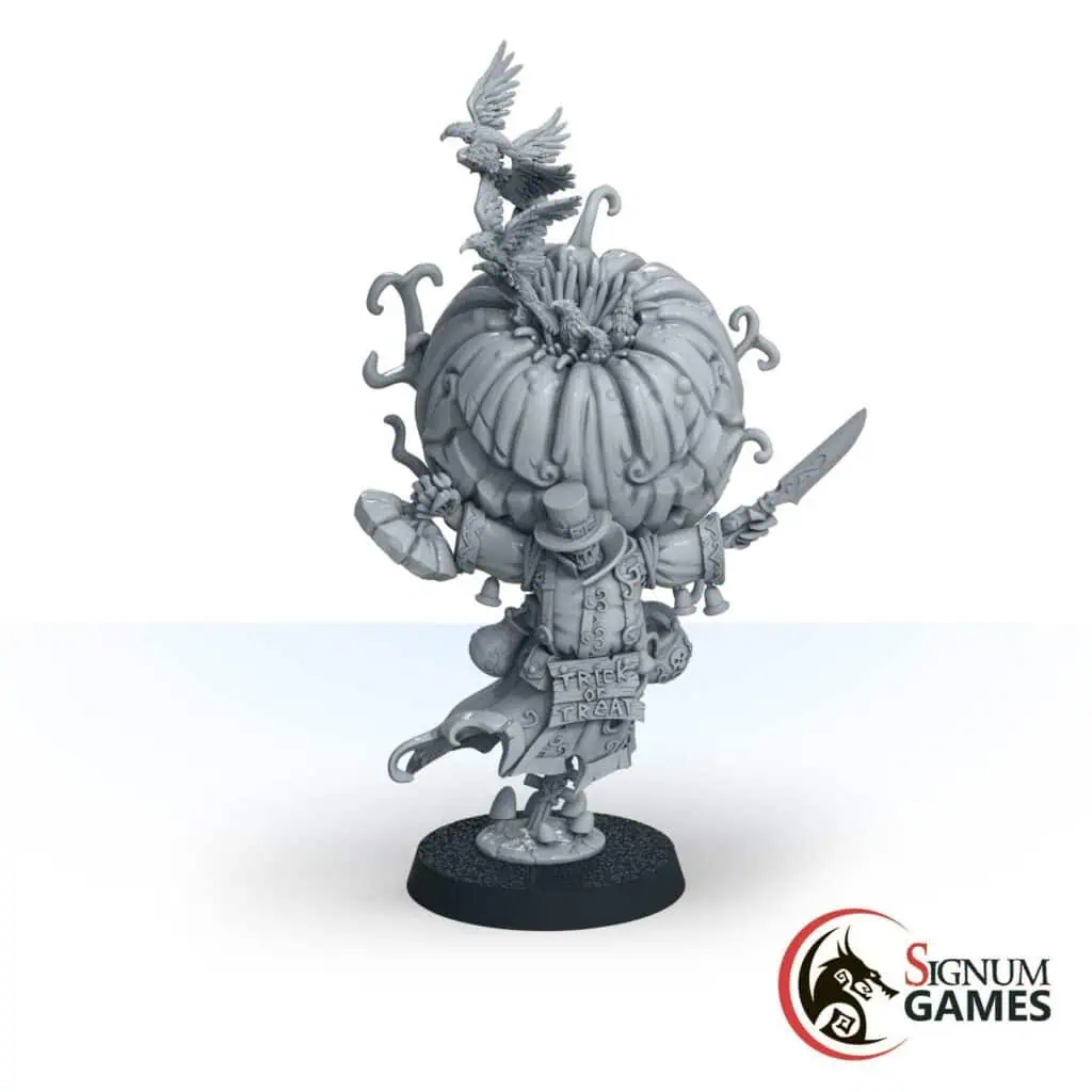 Mister Pumpkin the Resin Fantasy Miniature