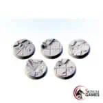 City Ruins bases, Round 25mm (5pcs)