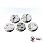 City Sci-fi bases, Round 32mm (5pcs)