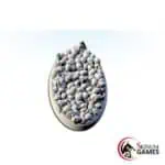 Death Skulls base 2, Oval 74х43mm (1pcs)