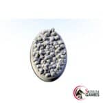 Death Skulls base 3, Oval 74х43mm (1pcs)