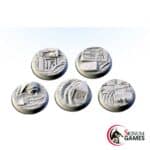 Egyptians bases, Round 32mm (5pcs)