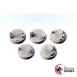 Glass bases, Round 25mm (5pcs)