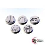 Magic Temples bases, Round 25mm (5pcs)