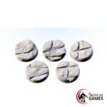 Volcanic bases, Round 25mm (5pcs)