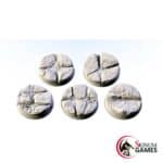 Volcanic bases, Round 32mm (5pcs)