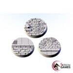 City Street (Ruins) Bases, Round 40mm (3pcs)