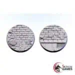 City Street (Ruins) Bases, Round 50mm (2pcs)